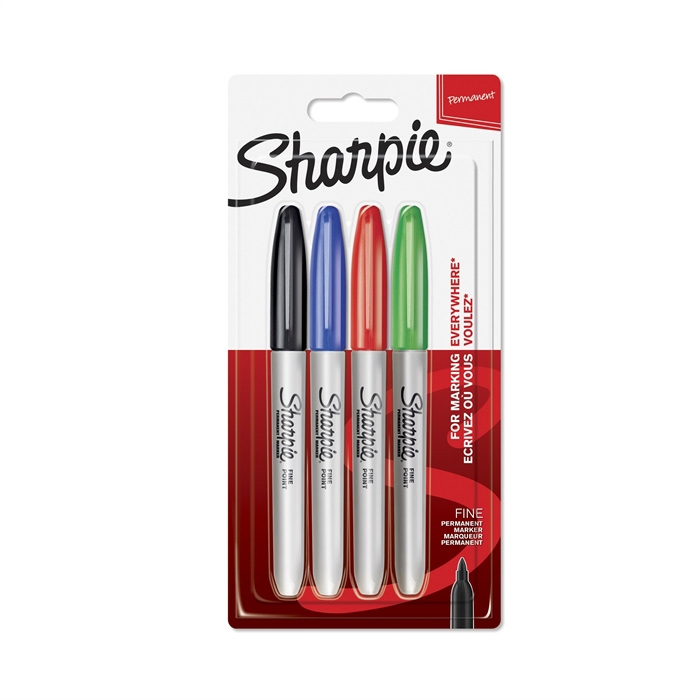 Sharpie Marker Fijn Basis 1,0mm set (4)