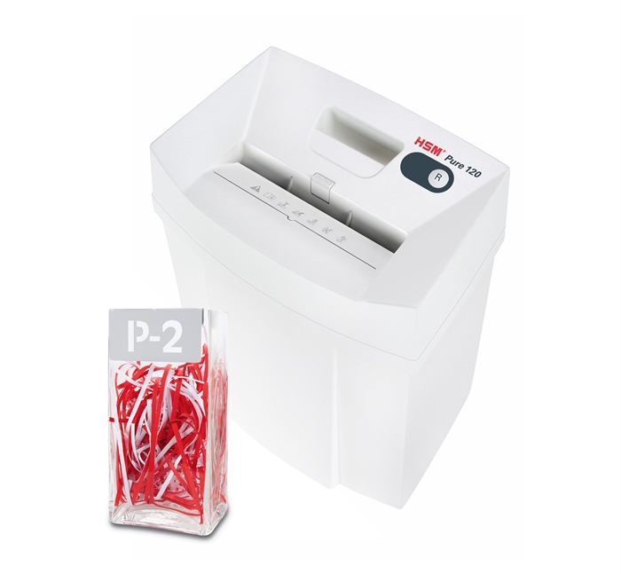 HSM Pure shredder 120 P2 3,9 strips