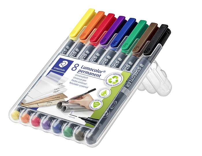 Staedtler Marker Lumocolor Perm 0,4mm ass (8)

Staedtler Marker Lumocolor Perm 0,4mm assortiment (8)