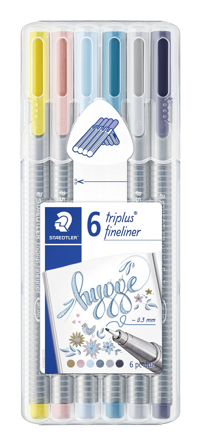 Staedtler Fineliner Triplus 0,3mm Hygge set (6)