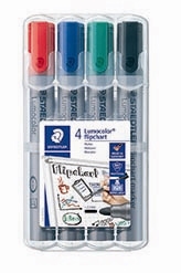 Staedtler Marker Lumocolor flipchart rond 2mm asstd (4)