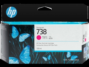 HP 738 130-ml Magenta DesignJet Inktcartridge