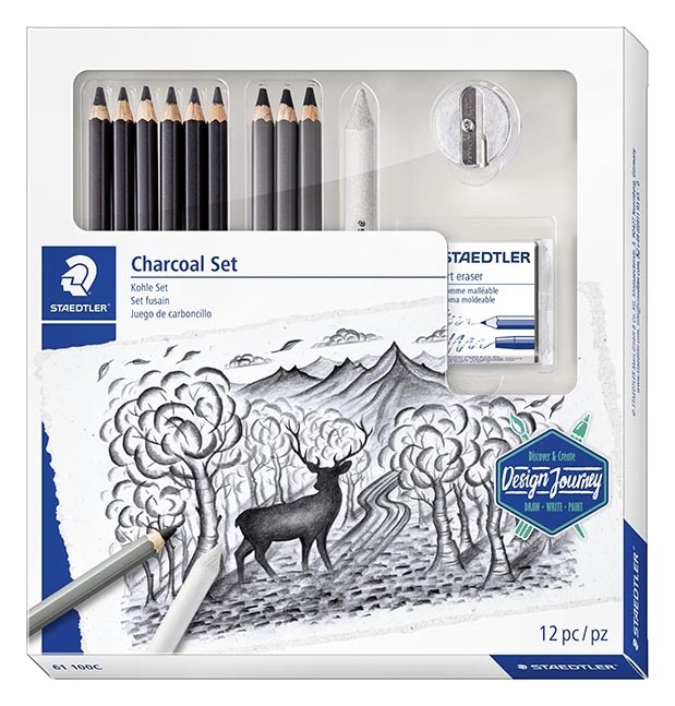 Staedtler Potlood voor houtskool-sketching gemengd set (12)