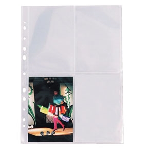 Esselte fotomouw 80my PP glashelder 10x15 A4 (10)