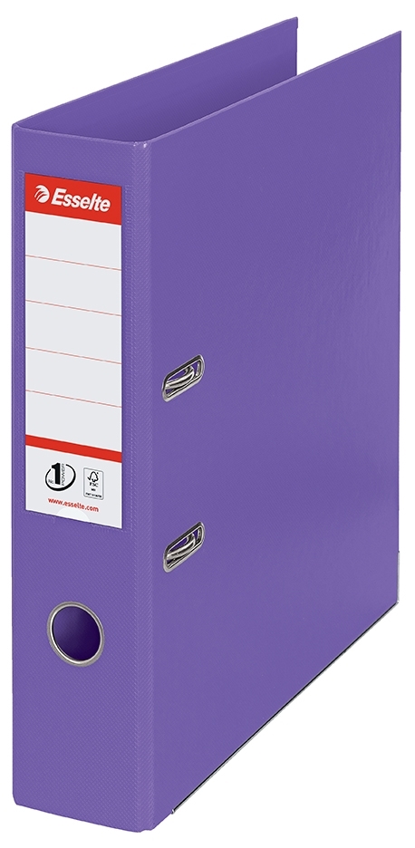 Esselte Brevordner No1 Power PP A4 75mm violet