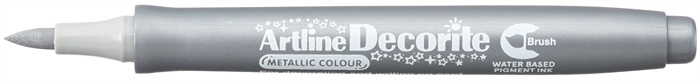 Artline Decorite Brush zilver