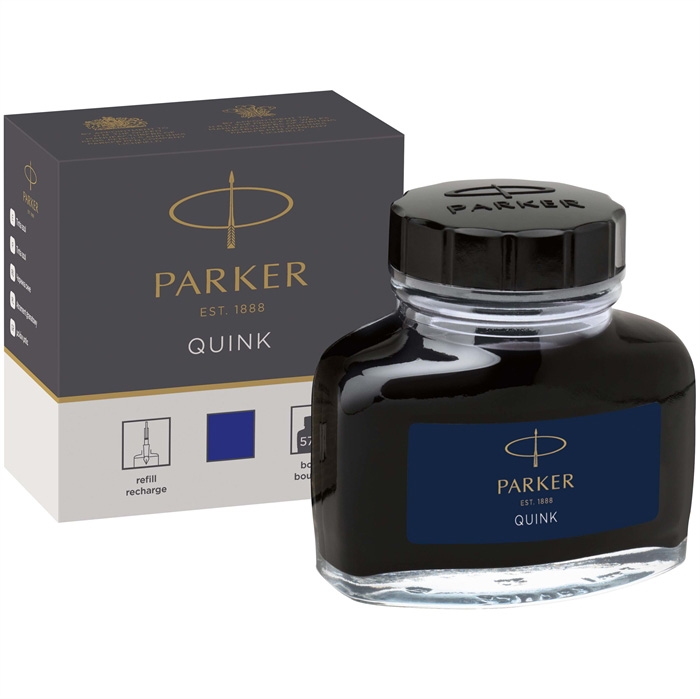 Parker inkt Quinkflow M 57ml blauw