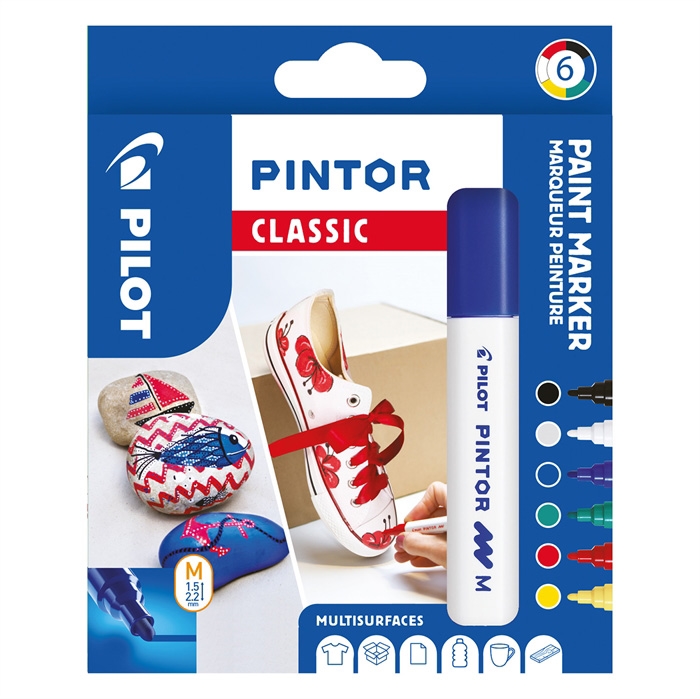 Pilot Marker Pintor Medium Classic 1,4 ass (6)