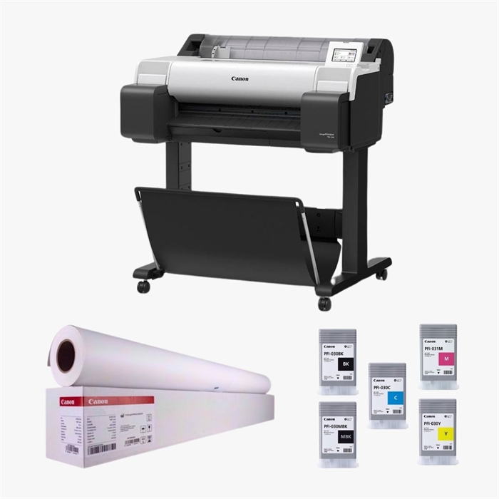 Canon POS TM 240 incl. stand - Extra inkt en 2 rollen papier