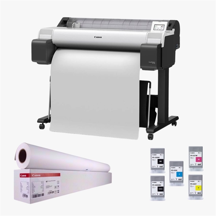 Canon POS TM 340 36" inclusief stand - Extra inkt en 2 rollen papier