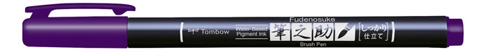 Tombow Marker Fudenosuke hard lila