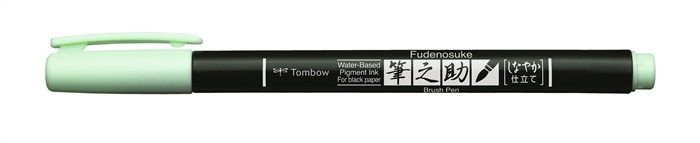 Tombow Marker Fudenosuke zachte pastel groen