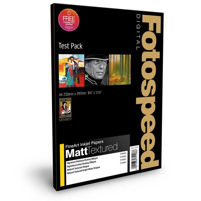 Fotospeed Fine Art Matt Textured - A4, 12 vellen