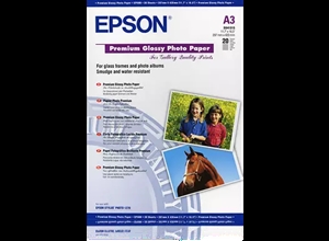 Epson Premium Glanzend Fotopapier 255 g/m², A3, 20 vellen