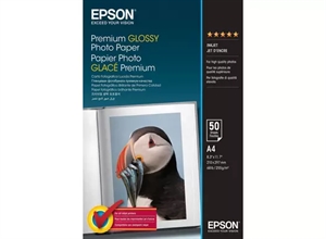 Epson Premium Glossy Fotopapier 255 g/m² - A4 - 50 vellen