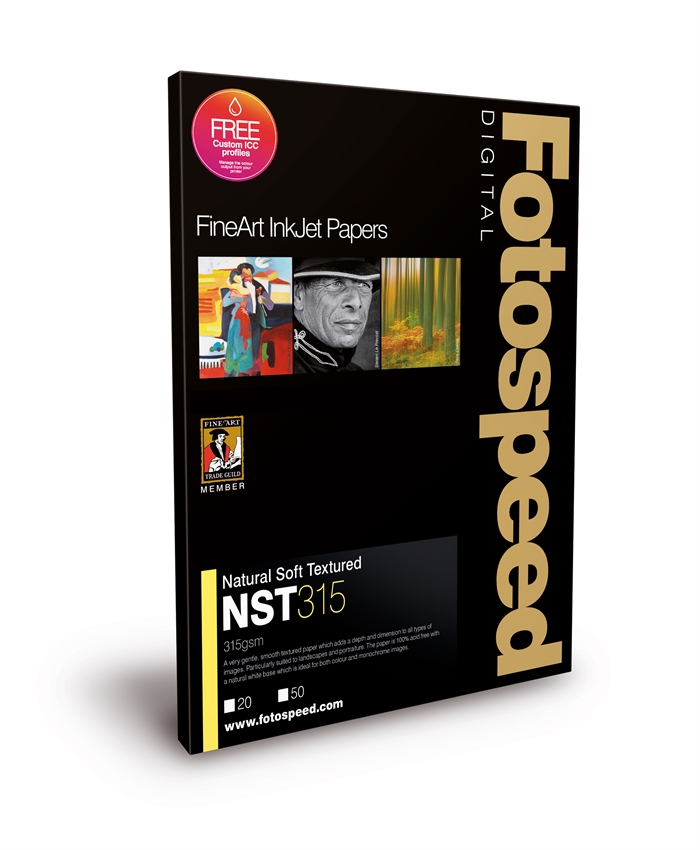 Fotospeed Natural Soft Textured 315 g/m² - A3+, 25 vel.